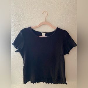 Christopher and Banks black shirt